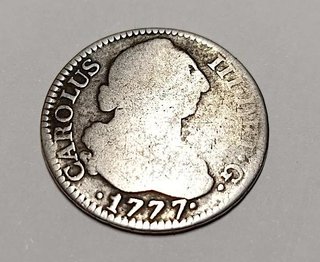 Moneda de Plata 2 Reales Carlos III 1777