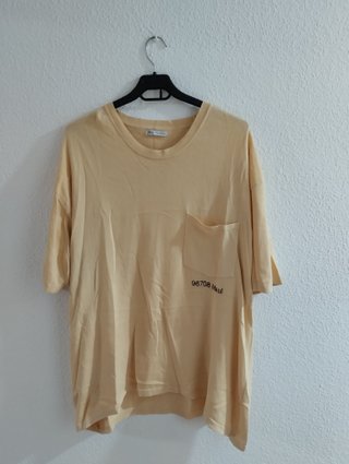 Camiseta Zara Salmón Talla XL