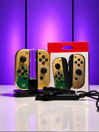 Joy-Con de Zelda – Edición Dorado/Verde – Con caja