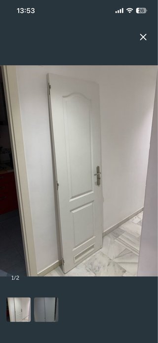 Puerta Abatible Blanca - 62,5 x 2,30