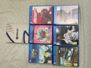Lote de 7 Juegos para PS4 (PlayStation 4)
