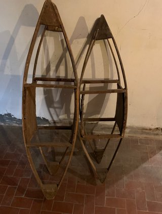 Antiquariato rurale: 2 scaldaletto “Prete”