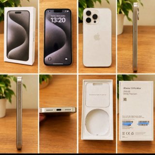 iPhone 15 Pro Max 256GB White Titanium