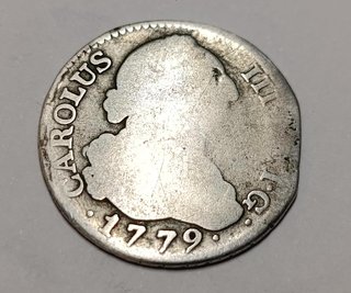 Moneda de Plata 2 Reales Carlos III 1779