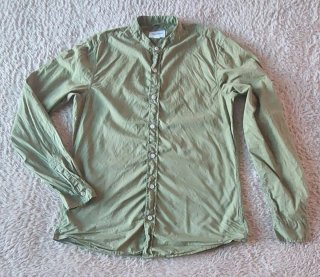Camisa Pull&Bear Verde Oliva Talla S