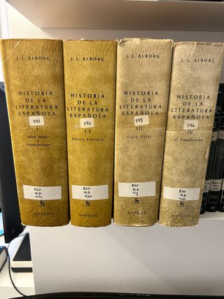 Colección Historiade la Literatura Española