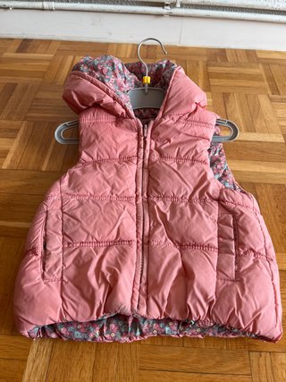 Chaleco acolchado niña 1-2 años