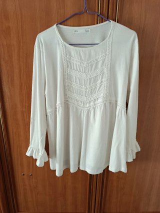 Blusa Blanca Sfera Talla L