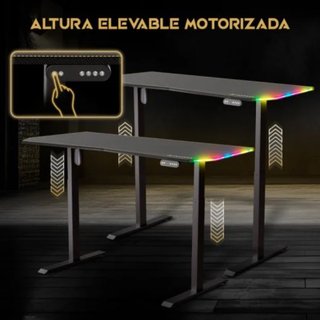 Escritorio Elevable Motorizado con LED