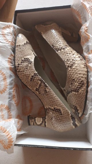 Zapatos Piel Serpiente Talla 35