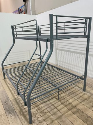 Litera de Matrimonio Metálica Gris