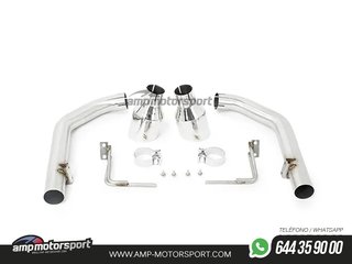 SILENCIADOR TRASERO AXLE-BACK MISHIMOTO RACE PARA MUSTANG S550 V8 5.0 GT