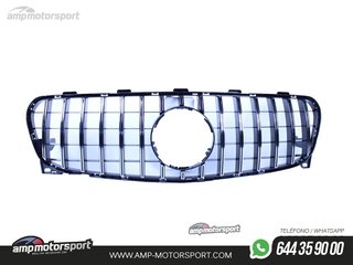 PARRILLA DELANTERA PANAMERICANA GTR PARA MERCEDES GLA X156 FACELIFT 2017-2019 - CROMO