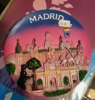 Plato Decorativo de Madrid Nuevo