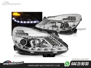 FAROS DELANTEROS LUZ DIURNA LED PARA OPEL CORSA D