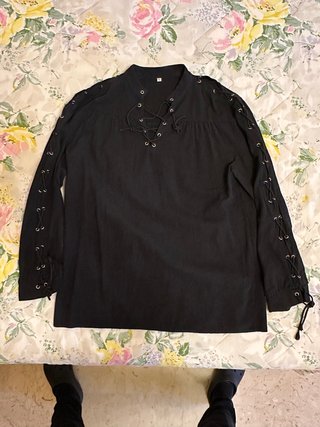 Camicia gotica nera