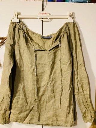 Blusa de lino