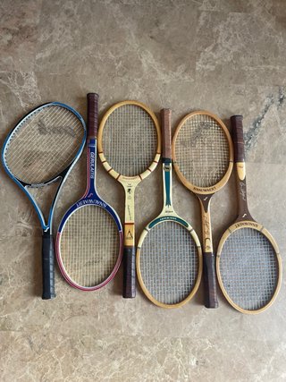 Lote de 6 Raquetas de Tenis Snauwaert