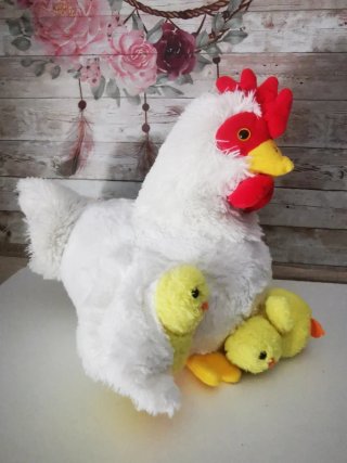 Peluche gallina