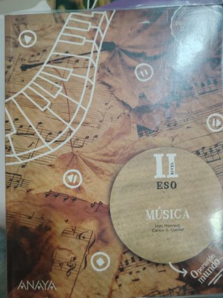 Libro Música II ESO - Anaya