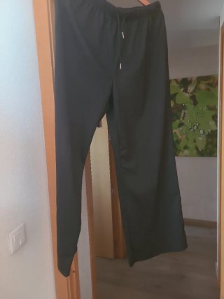 Pantalones Anchos Negros Talla L