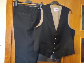 Uniforme de Camarero Negro Talla XXL