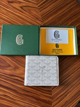 Billetera Goyard Blanca