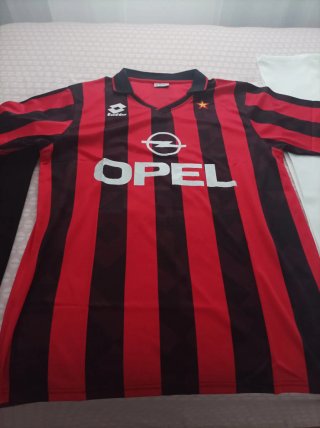 Camiseta de fútbol AC Milan Lotto
