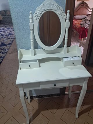 Tocador Blanco con Espejo