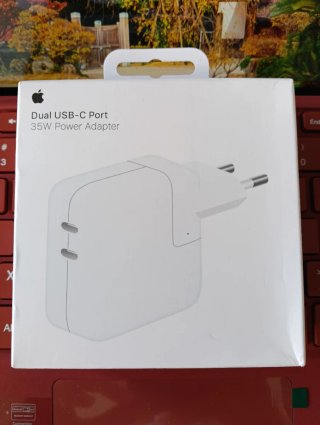 Adaptador de corriente Apple Dual USB-C 35W
