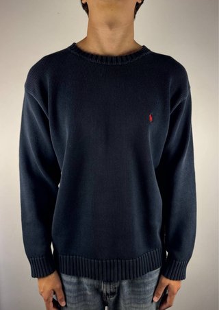 Jersey Polo Ralph Lauren Azul Tejido