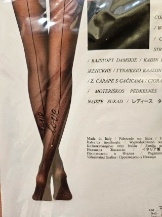 Collant donna neri con scritta LOVE nuove
