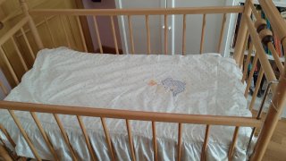 Cuna de Madera para Bebé