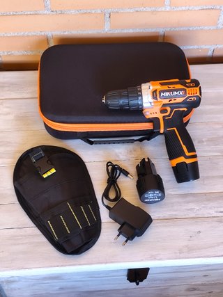 Taladro MINUMX 12v 28Nm +2 Baterías +Maletín+Funda