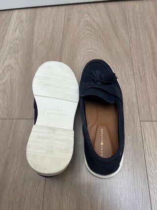 Mocasines Tommy Hilfiger Ante Azul Talla 38