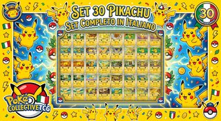 Pokemon Cards Set Completo30 Pikachu 30th Italiano