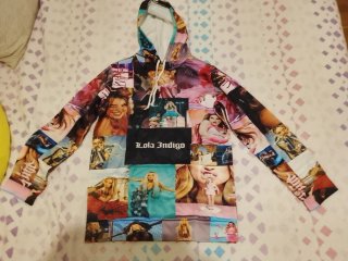 Sudadera con capucha Lola Indigo