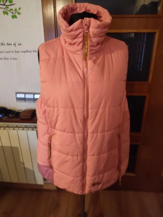 Chaleco Acolchado Rosa Talla 50