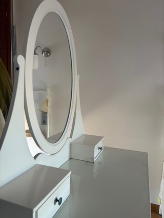 Tocador Blanco con Espejo