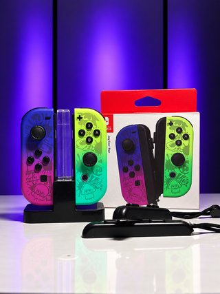 A ESTRENAR! Joy-Con de Splatoon con caja y correas