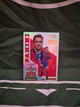 Carta Stars 25 Megacracks Panini Xavi