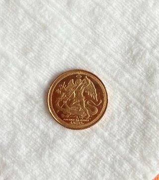 Moneda de Oro 21k Isle of Man 1,7g