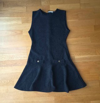 Vestido Negro Zara Talla M Nuevo