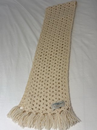 Bufanda de Lana Donegal Collection Beige