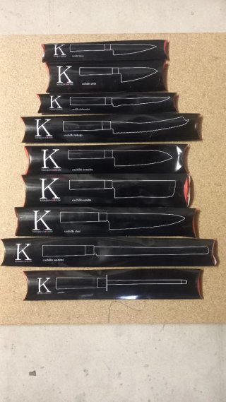 Set de 8 Cuchillos Japoneses Kanagawa Knife