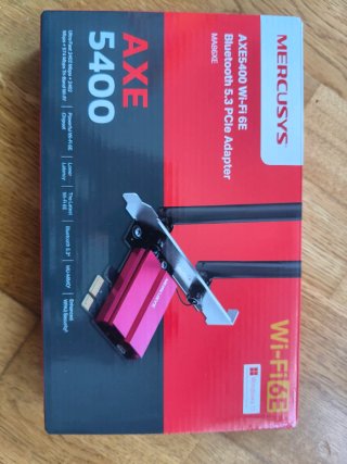 Tarjeta Wifi 6E Mercusys AXE5400
