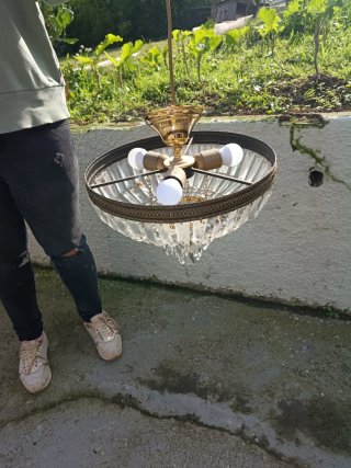 2 Lámparas de Techo con Lágrimas