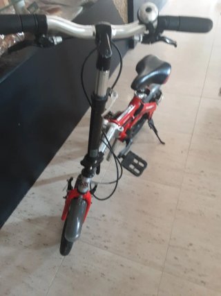 Bicicleta Plegable Monty Roja