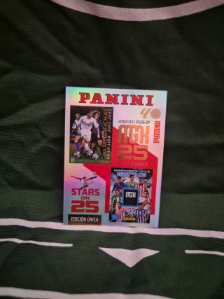 Carta Panini Megacracks 25 Aniversario