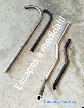 Linea de scape para motocicleta a medida